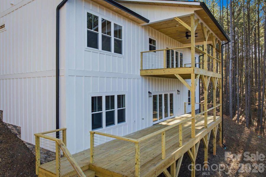 Exterior details and patio area of a home in , Valdese (Image 19).