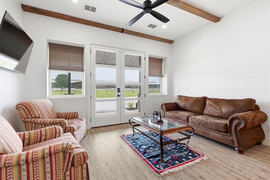 Furnished interior view inside a new home in , Pilot Point (Image 8).