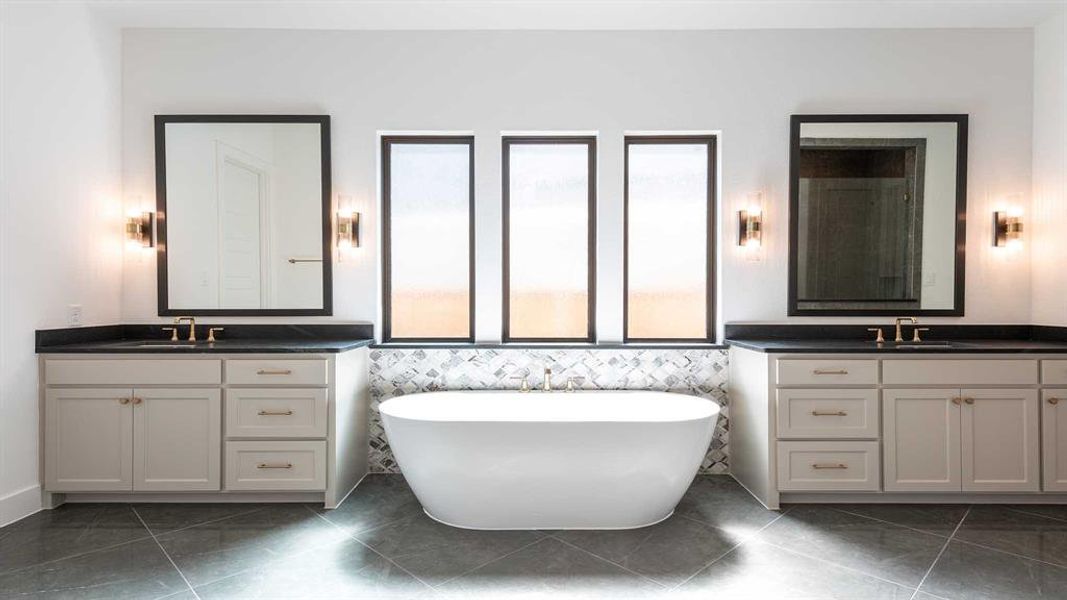 Furnished interior view inside a new home in The Tribute 60', The Colony (Image 7). Furnished interior view inside a new home in The Tribute 60', The Colony (Image 7).