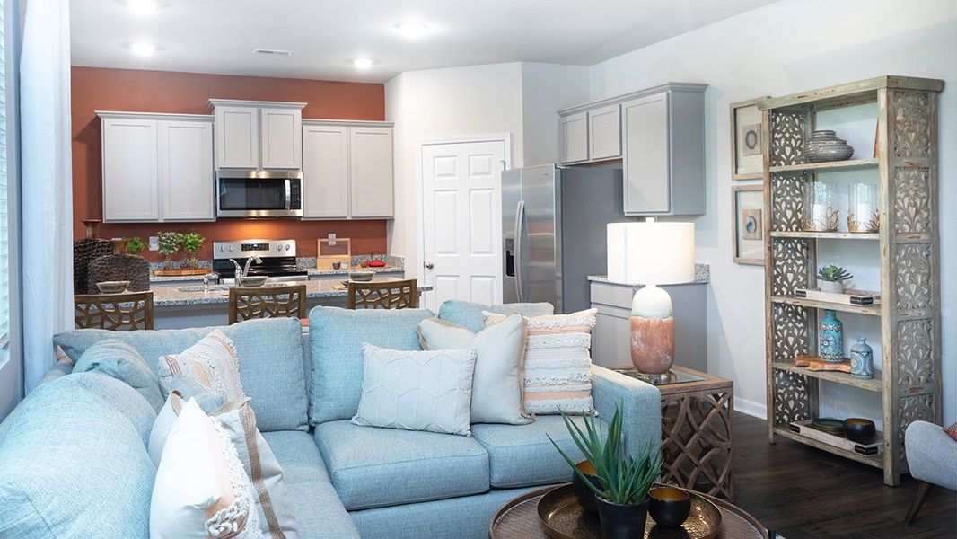 Representative furnished interior of a home built from the Cabral by D.R. Horton in Twin Lakes, Hoschton (Image 17).