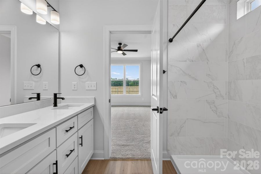 Furnished interior view inside a new home in , Monroe (Image 11).