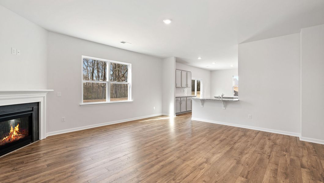 Representative unfurnished interior of a home built from the Wilmington by D.R. Horton in Forest Brook, Easley (Image 18).