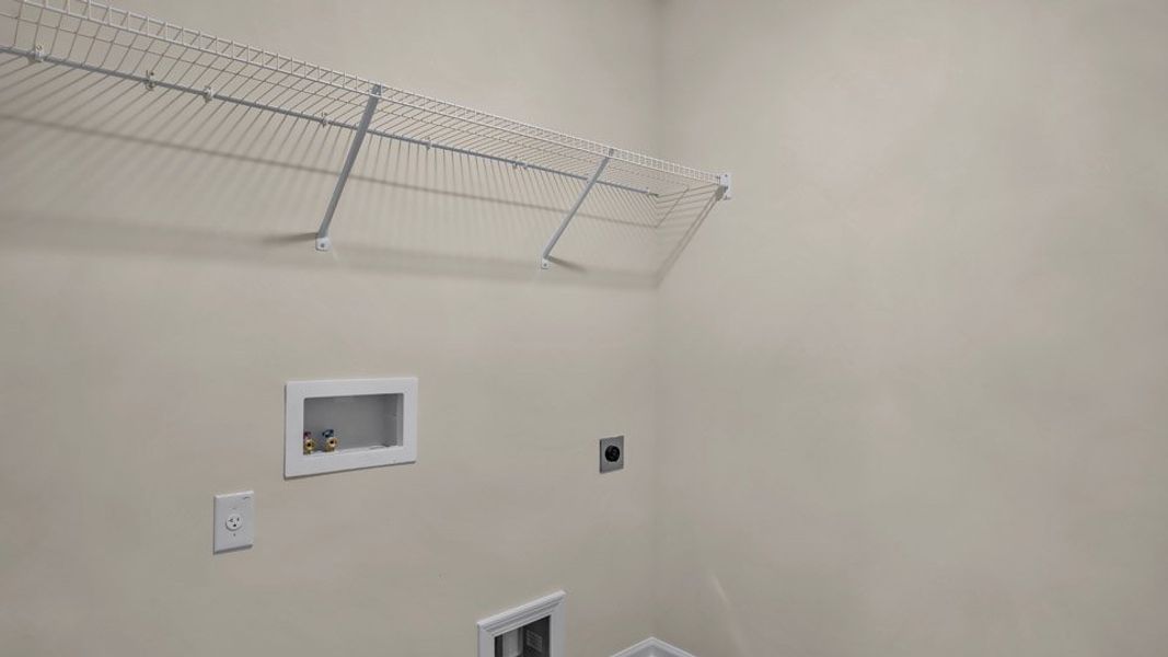 Representative unfurnished interior of a home built from the Linville by D.R. Horton in The Meadows at Kinsley, Jamestown (Image 21).