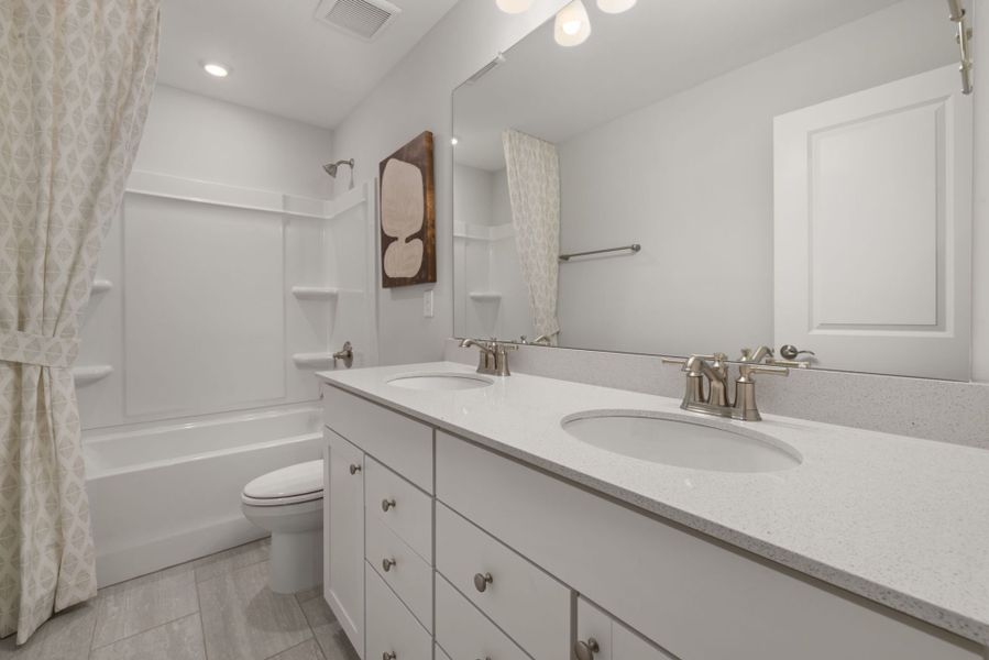 Furnished interior view inside a new home in Solana, Durham (Image 14).