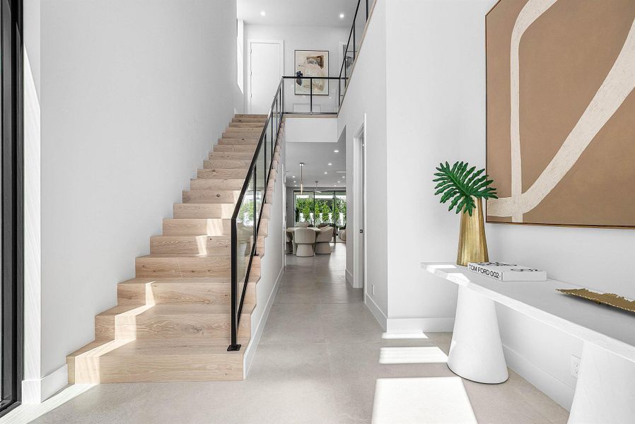 Furnished interior view inside a new home in , Delray Beach (Image 66). Furnished interior view inside a new home in , Delray Beach (Image 66).