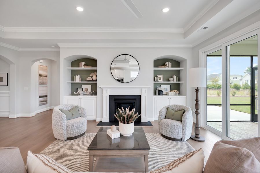 Representative furnished interior of a home built from the Pierre's Bay by Kent Homes in Oyster Harbour, Supply (Image 120).