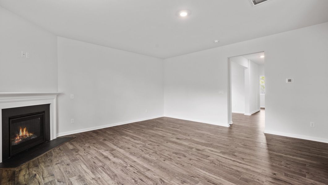 Representative unfurnished interior of a home built from the Biltmore by D.R. Horton in Woodglen, Piedmont (Image 15).