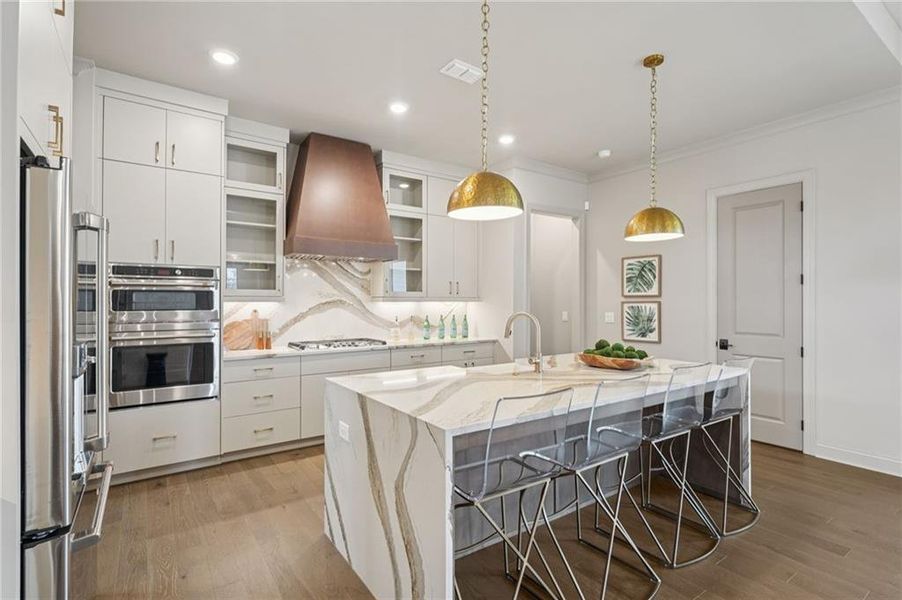 Furnished interior view inside a new home in Promenade at Sawnee Village, Cumming (Image 14).