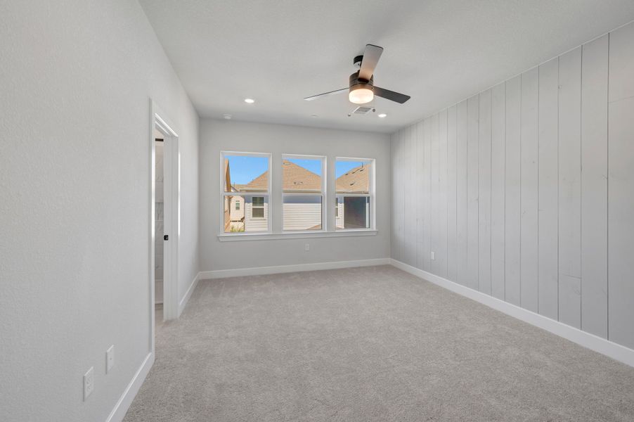 Spacious, unfurnished interior of a new home in The Twilight at Goodnight Ranch, Austin (Image 16).