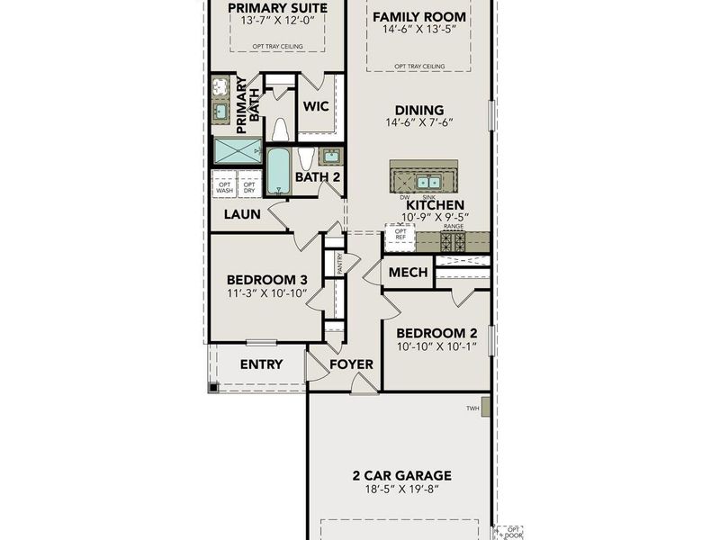 2D floor plan layout of this home in Liberty Estates, Cleveland, TX (Image 2). 2D floor plan layout of this home in Liberty Estates, Cleveland, TX (Image 2).