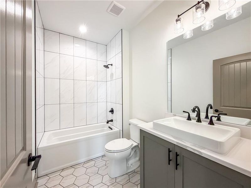 Furnished interior view inside a new home in , Ellijay (Image 36).