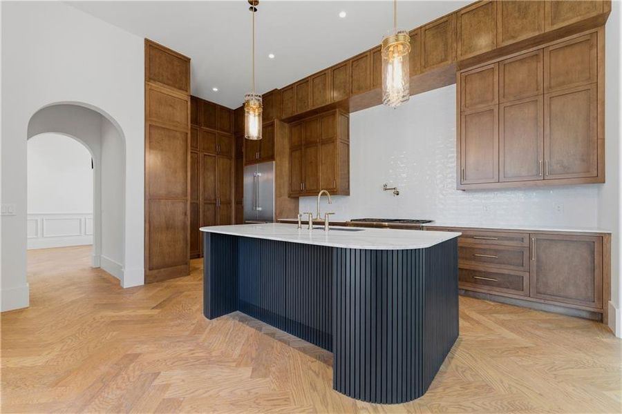 Furnished interior view inside a new home in , Atlanta (Image 36).