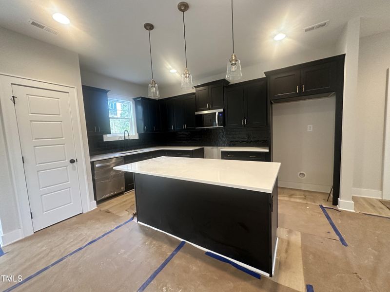 Kitchen with Quartz