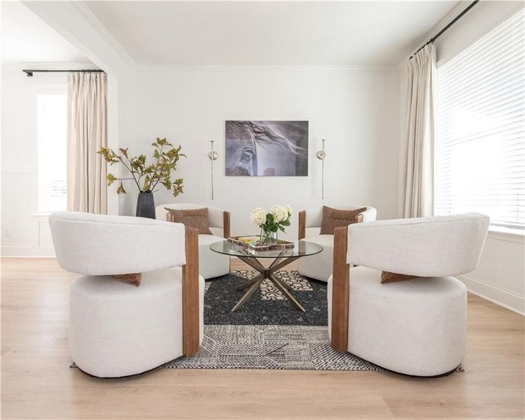 Furnished interior view inside a new home in Hellen Valley, Braselton (Image 13).
