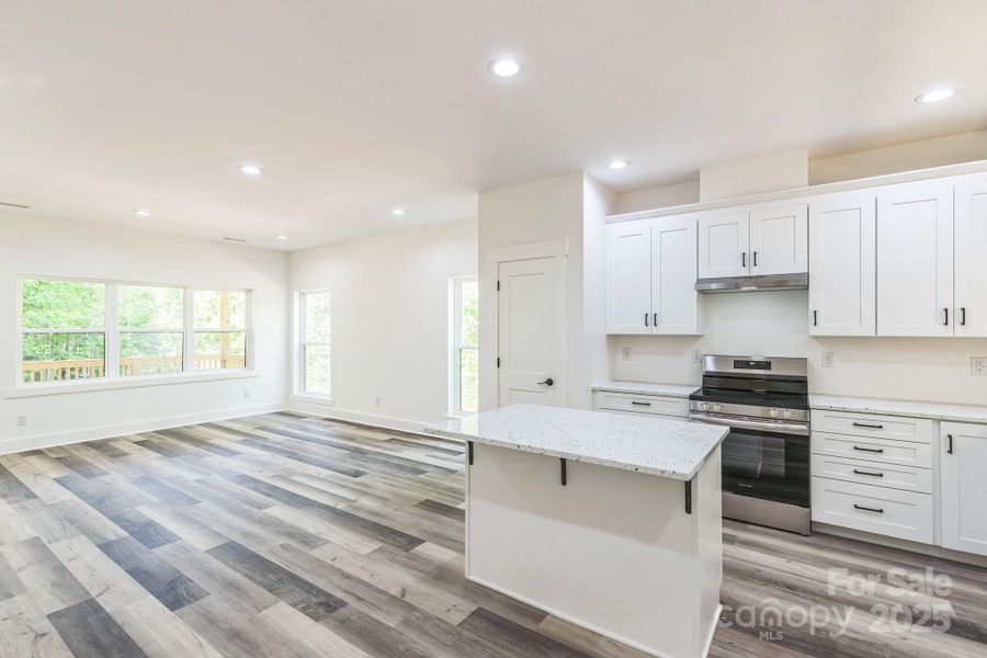 Furnished interior view inside a new home in , Lake Lure (Image 22).