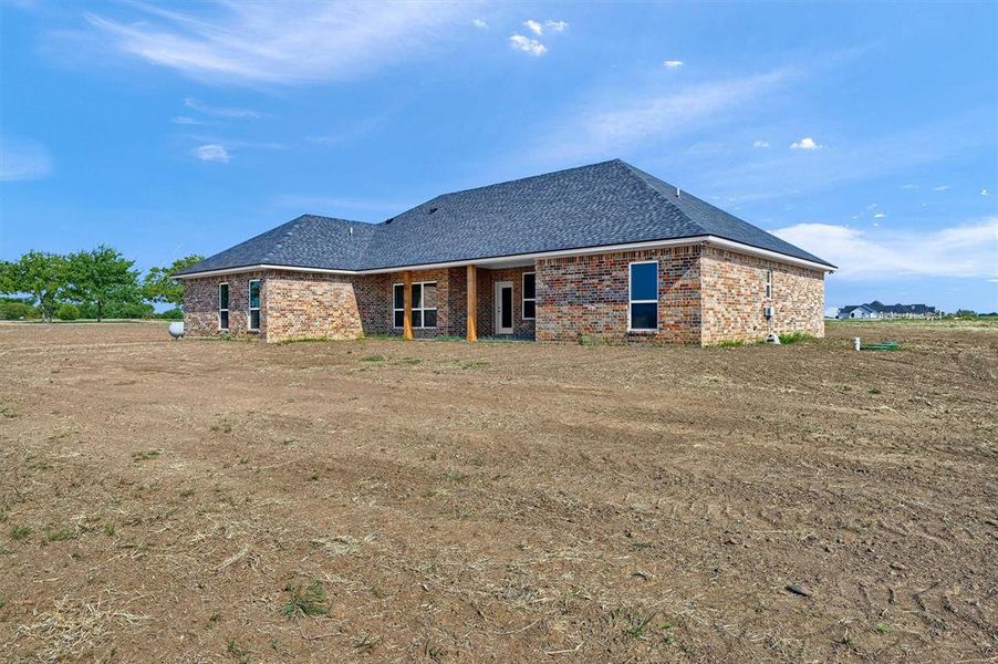 View of back of property