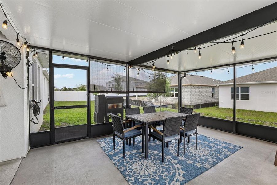 Exterior details and patio area of a home in Bridgewalk, St. Cloud (Image 22).