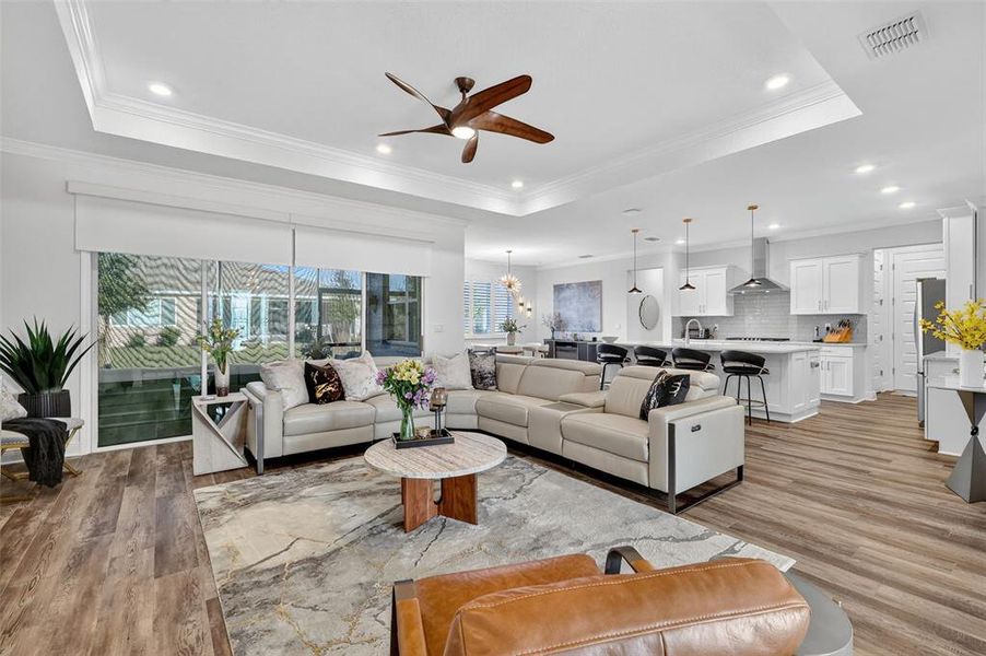 Furnished interior view inside a new home in , Ocala (Image 25).