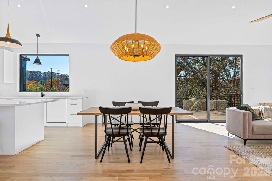 Furnished interior view inside a new home in , Asheville (Image 38).