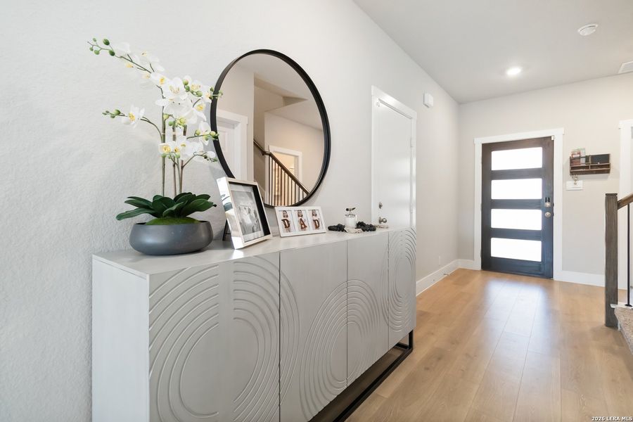 Furnished interior view inside a new home in Brookstone Creek, San Antonio (Image 5). Furnished interior view inside a new home in Brookstone Creek, San Antonio (Image 5).
