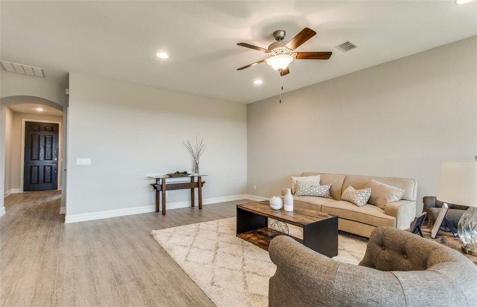 *Model Representation - Open concept throughout main living areas