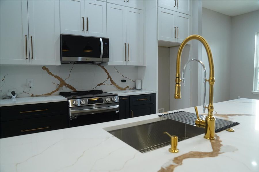 Close-up of interior finishes inside a home in , Houston (Image 35).