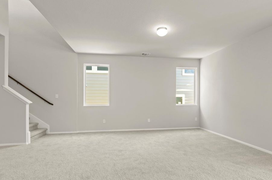 Spacious, unfurnished interior of a new home in Edgebrooke, Pflugerville (Image 26). Spacious, unfurnished interior of a new home in Edgebrooke, Pflugerville (Image 26).