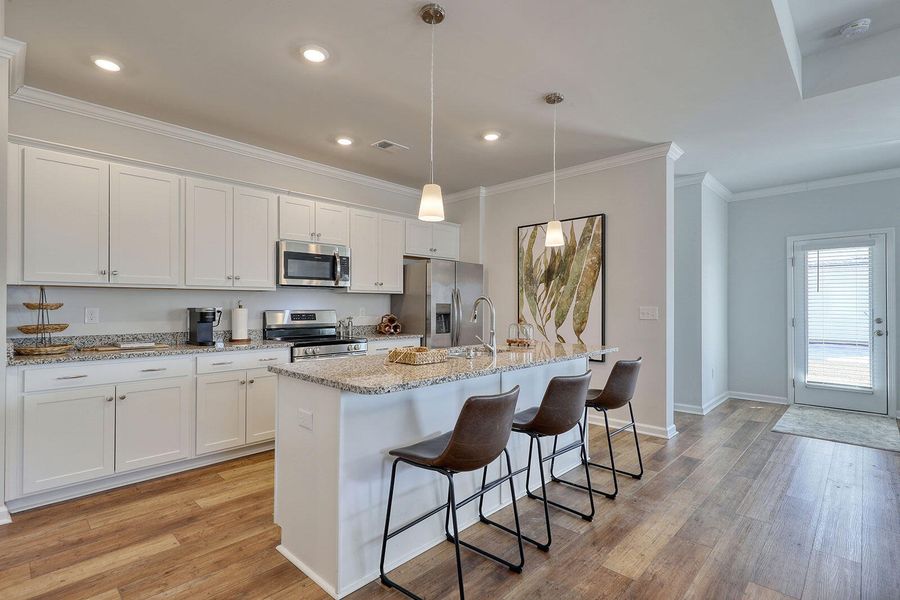 Furnished interior view inside a new home in Fairway Woods at Wyboo, Manning (Image 5).