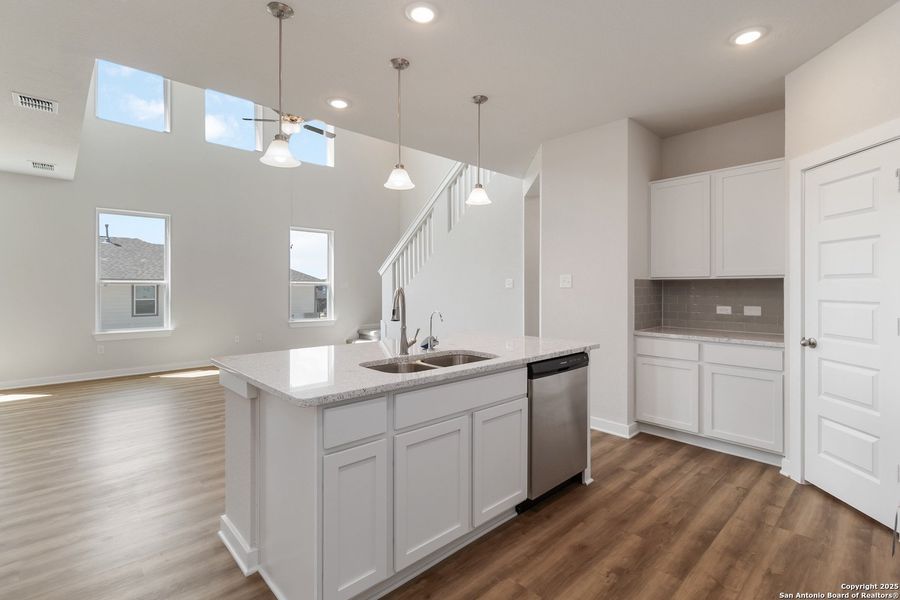 Furnished interior view inside a new home in Hickory Ridge, Elmendorf (Image 10).