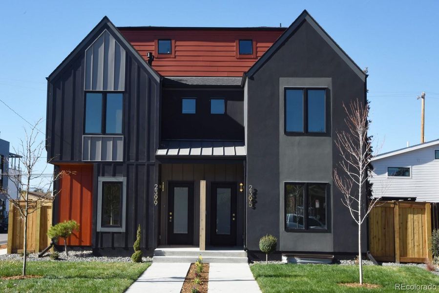 Front exterior of a new home in , Denver, CO, highlighting curb appeal (Image 2). Front exterior of a new home in , Denver, CO, highlighting curb appeal (Image 2).