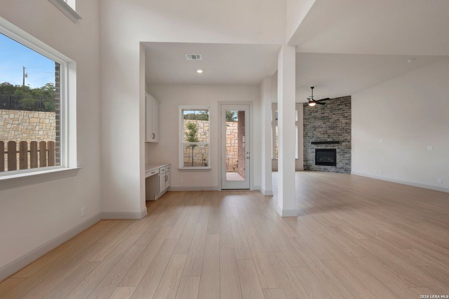 Spacious, unfurnished interior of a new home in Windsong - Legacy Series, Boerne (Image 23).