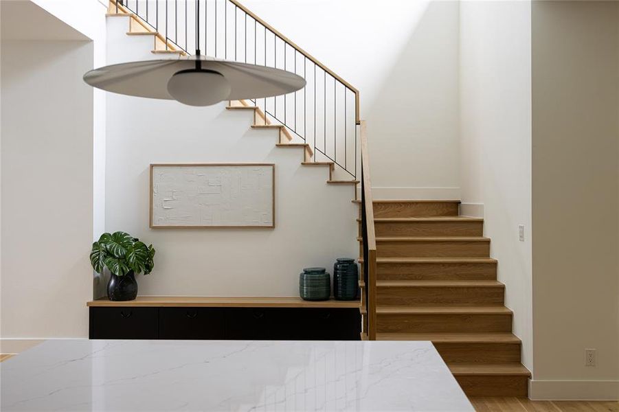 Furnished interior view inside a new home in , Dallas (Image 6).