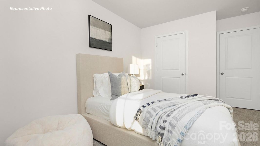 Furnished interior view inside a new home in Cardinal Creek, Charlotte (Image 26).