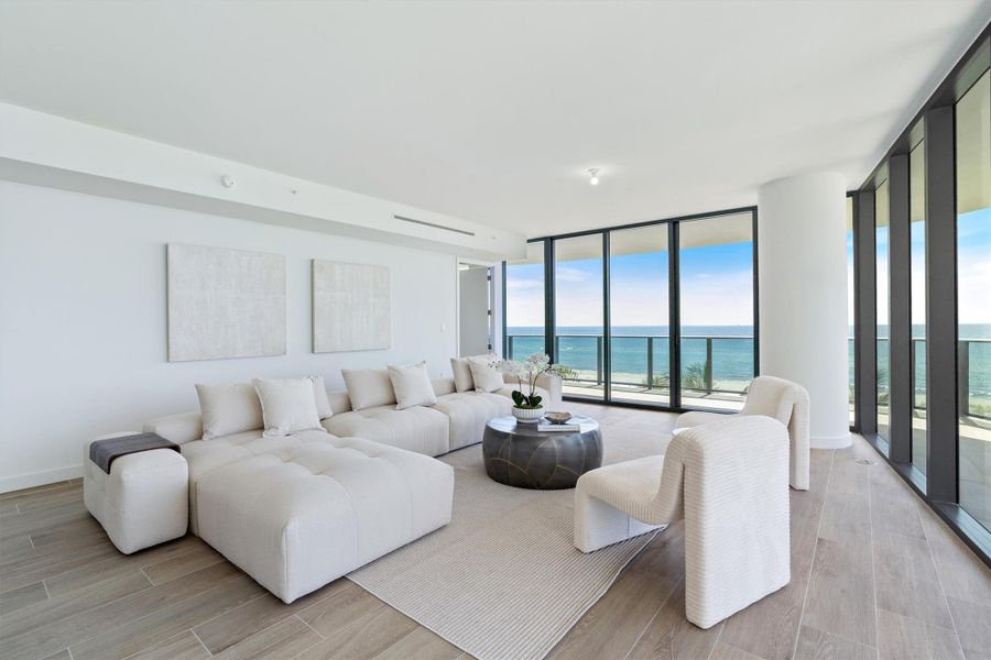 Furnished interior view inside a new home in Casamar, Pompano Beach (Image 13).