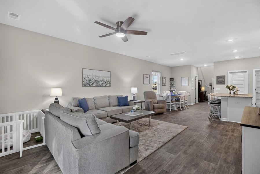 Furnished interior view inside a new home in Lindera Preserve at Cane Bay Plantation, Summerville (Image 14).