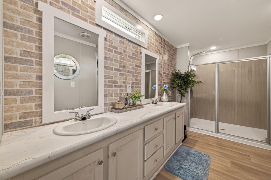 Furnished interior view inside a new home in , Cleveland (Image 14).