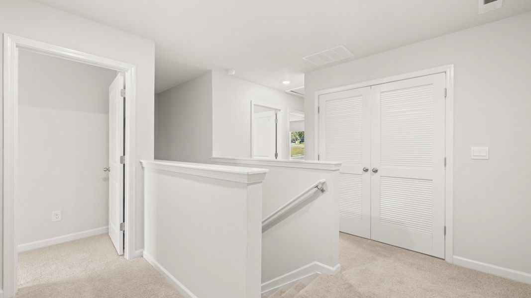 Spacious, unfurnished interior of a new home in Rushing Waters Townhomes, North Augusta (Image 16). Spacious, unfurnished interior of a new home in Rushing Waters Townhomes, North Augusta (Image 16).