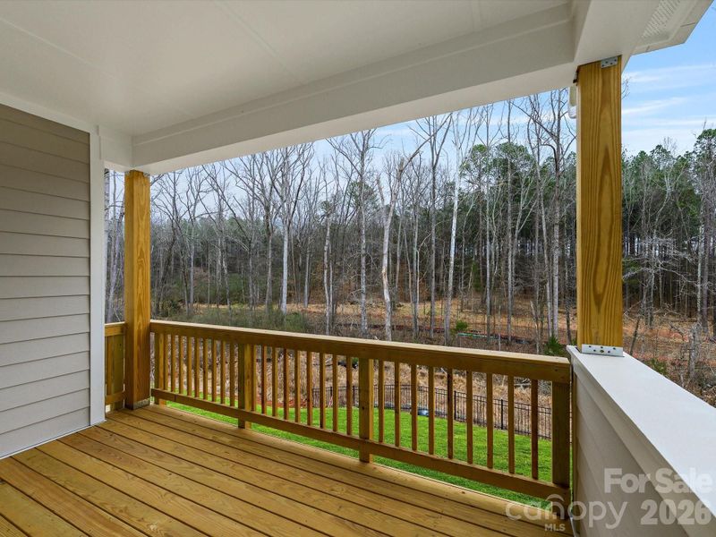 Exterior details and patio area of a home in North Creek Village, Huntersville (Image 3).