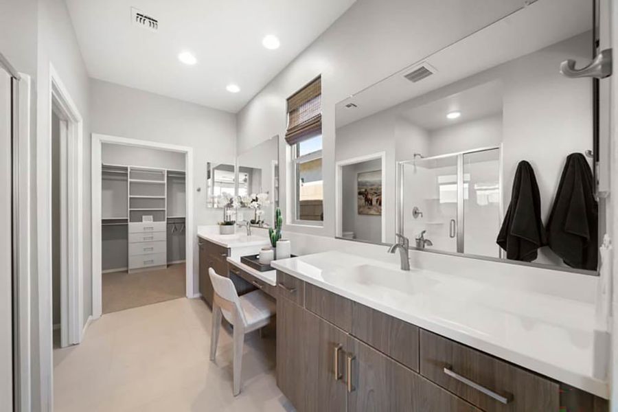 Furnished interior view inside a new home in Meridian, Queen Creek (Image 20).