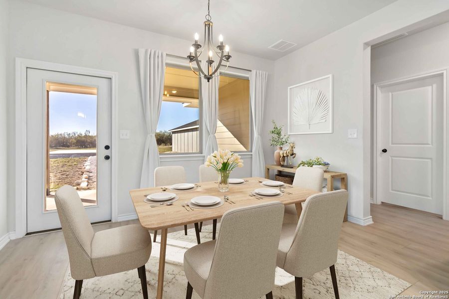 Furnished interior view inside a new home in , Devine (Image 29). Furnished interior view inside a new home in , Devine (Image 29).