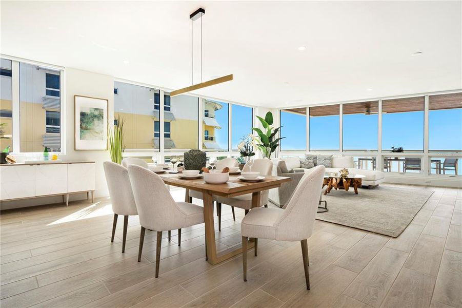 Furnished interior view inside a new home in , Sarasota (Image 28).