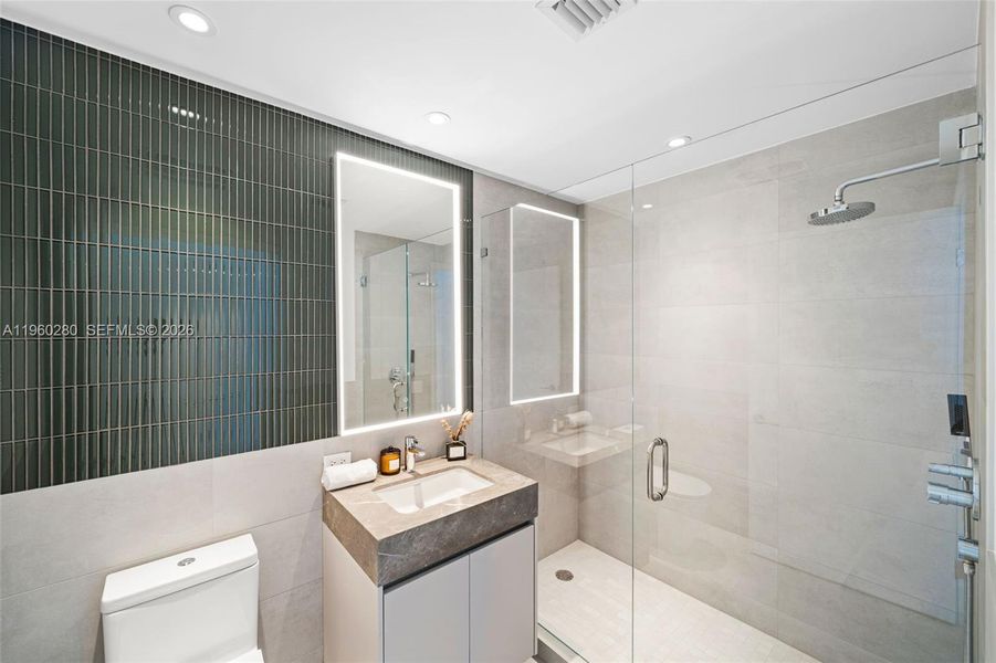 Furnished interior view inside a new home in , Miami Beach (Image 35).