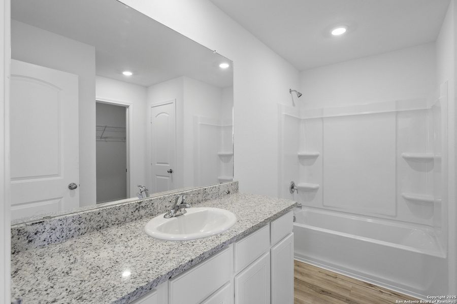 Furnished interior view inside a new home in Preserve at Medina, Von Ormy (Image 7).