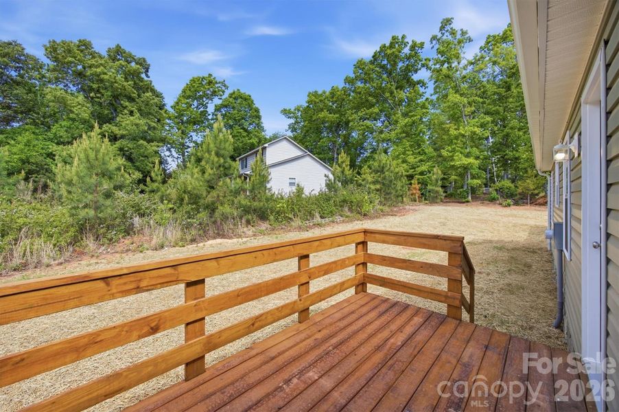Exterior details and patio area of a home in , Morganton (Image 24).