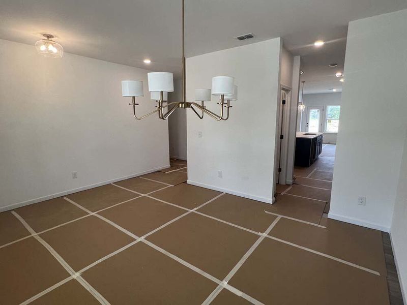 Dining Room Construction Progress