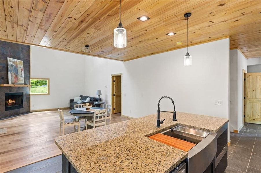 Furnished interior view inside a new home in , McCaysville (Image 24).