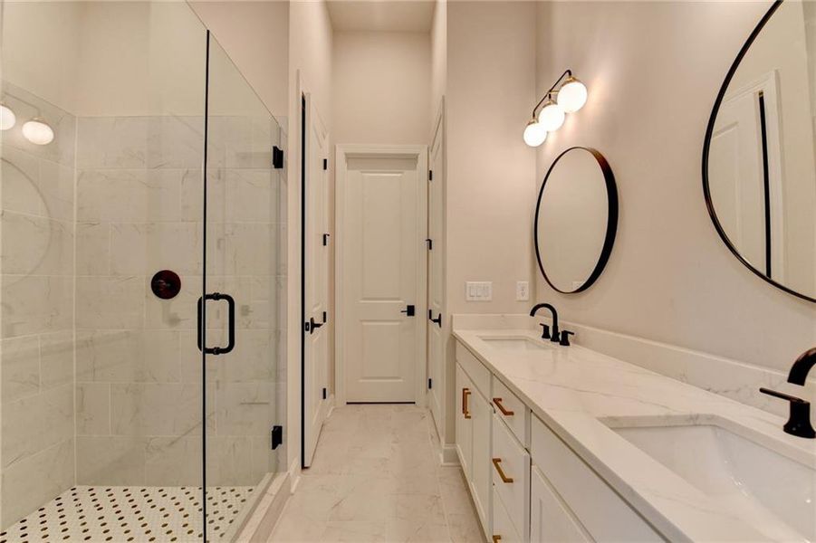 Furnished interior view inside a new home in Ellington Townhomes, Suwanee (Image 19).