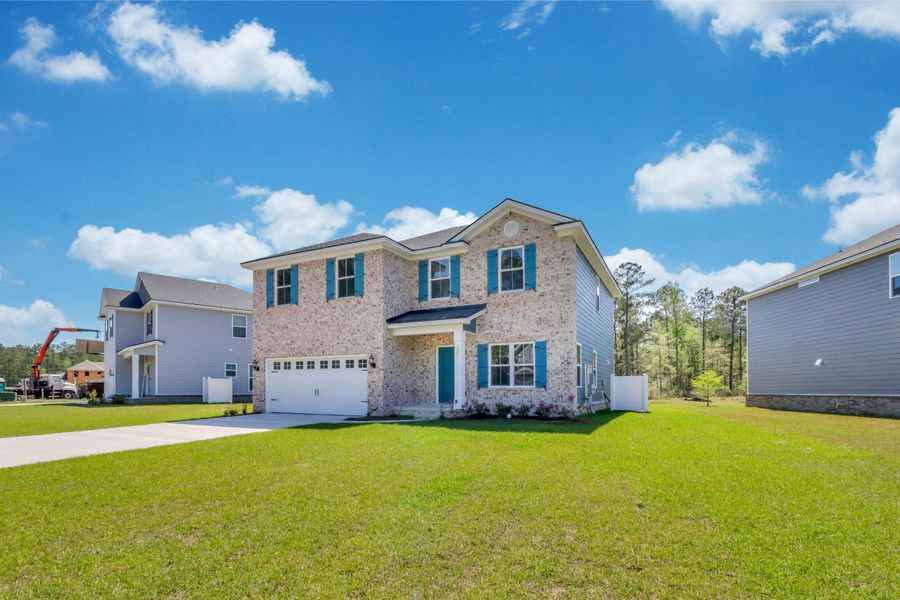 Greybeard B Brick Front Elevation | Ernest Homes
