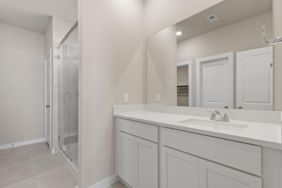 Furnished interior view inside a new home in Arabella on the Prairie 60', Richmond (Image 11).