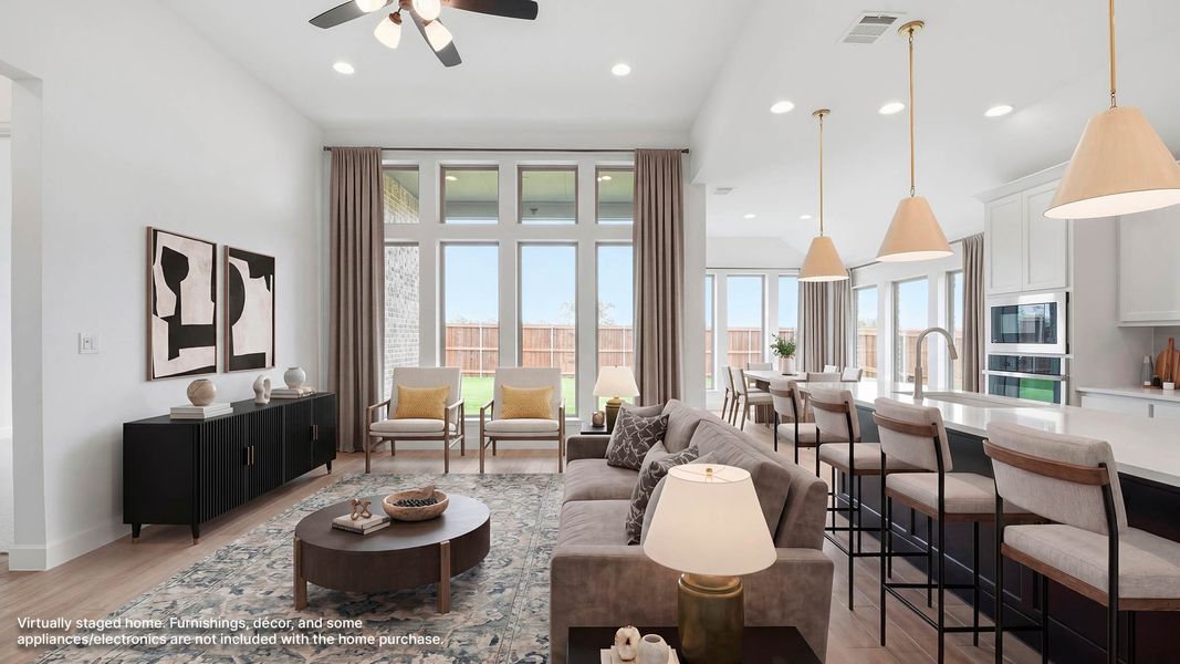 Furnished interior view inside a new home in Meraki, Forney (Image 5).